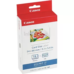 Canon KC-18IF Genuine Ink & Label Pack