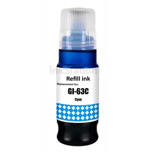 Compatible Canon GI63C Cyan Ink Bottle - 70ML