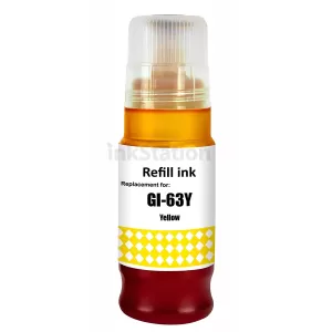 Compatible Canon GI63Y Yellow Ink Bottle - 70ML