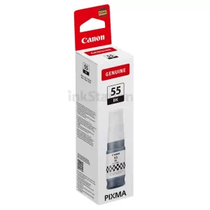 Genuine Canon GI-55BK Black Ink Bottle - 3,000 pages