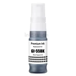 Compatible Canon GI-55BK Black Ink Bottle - 3,000 pages
