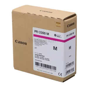 Genuine Canon LUCIA PRO II PFI-3300M Magenta Ink Tank - 330ML