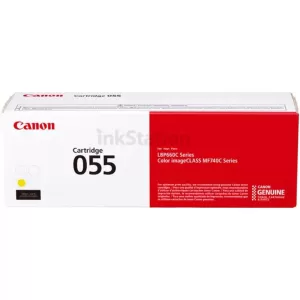 Canon CART-055Y Yellow Genuine Toner Cartridge - 2,100 pages