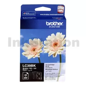 Genuine Brother LC-39BK Black Inkjet - 300 pages