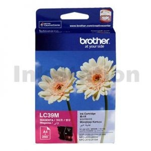 Genuine Brother LC-39M Magenta Inkjet Cartridge - 260 pages