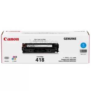 Genuine Canon CART-418C Cyan Toner Cartridge - 2,900 pages