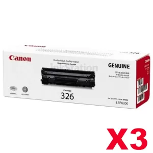 3 x Genuine Canon CART-326 Toner Cartridge - 2,100 pages