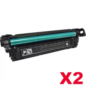 2 x Compatible Canon Black High Yield Toner Cartridge (CART-323BKII) - 10,000 pages