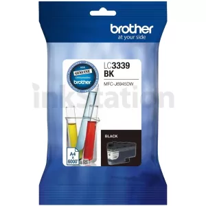 Genuine Brother LC-3339XLBK High Yield Black Ink Cartridge - 6,000 pages