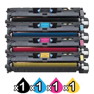 4-Pack Compatible Laser Toner Cartridge Combo for Canon LBP 2410