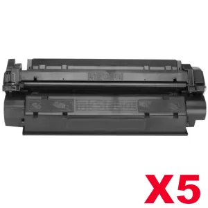 5 x Canon CART-U Black Compatible Toner Cartridge - 2,500 pages