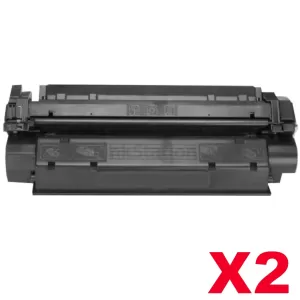 2 x Canon CART-U Black Compatible Toner Cartridge - 2,500 pages
