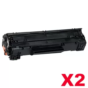 2 x Canon CART-312 Black Compatible Toner Cartridge 2,000 Pages(Extra High Capacity)
