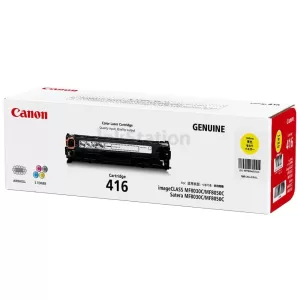 Genuine Canon CART-416 Yellow Toner Cartridge 1,500 pages