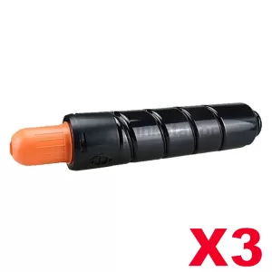 3 x Canon TG-61 (GPR-48) Compatible Black Toner Cartridge - 15,100 pages