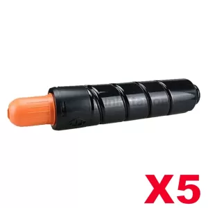 5 x Canon TG-61 (GPR-48) Compatible Black Toner Cartridge - 15,100 pages