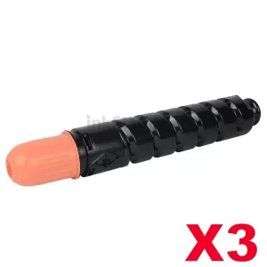 3 x Compatible Canon TG-51 (GPR-35) Black Toner - 14,600 pages