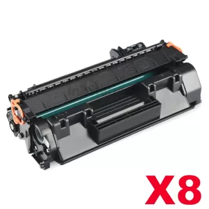 8 x Canon CART-319 Black Compatible Toner Cartridge - 2,100 pages