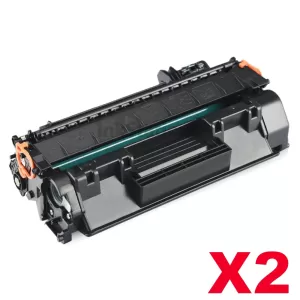 2 x Canon CART-319 Black Compatible Toner Cartridge - 2,100 pages