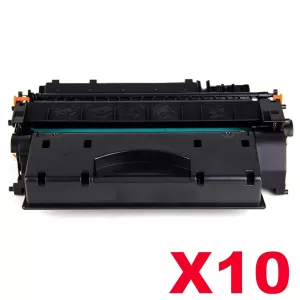 10 x Canon CART-319II Black High Yield Compatible Toner Cartridge - 6,400 pages