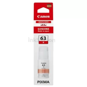 Genuine Canon GI63R Red Ink Bottle - 8,000 pages