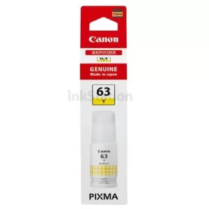 Genuine Canon GI63Y Yellow Ink Bottle - 8,000 pages