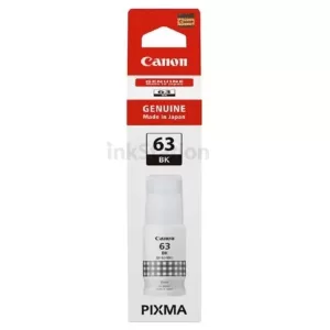 Genuine Canon GI63BK Black Ink Bottle - 3,700 pages