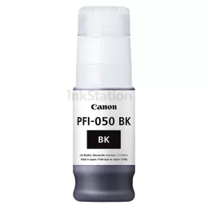 Genuine Canon PFI-050BK Black Ink Bottle 70ml