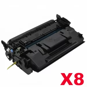 8 x Canon CART-052H High Yield Black Compatible Toner Cartridge - 9,200 pages