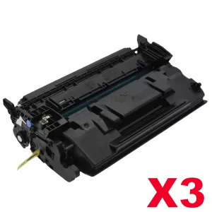 3 x Canon CART-052 Black Compatible Toner Cartridge - 3,100 pages