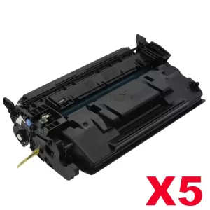 5 x Canon CART-052 Black Compatible Toner Cartridge - 3,100 pages