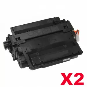 2 x Canon CART-324II Black High Yield Compatible Toner Cartridge - 12,500 pages