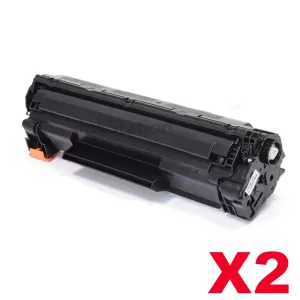 2 x Compatible Canon CART-337 Black Toner Cartridge - 2,100 pages