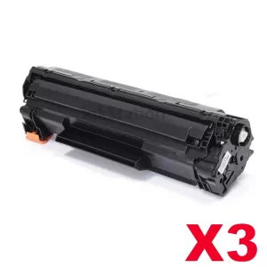 3 x Compatible Canon CART-337 Black Toner Cartridge - 2,100 pages