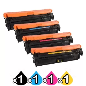 4 Pack Compatible Canon High Yield (CART-322II) Toner Cartridges [1BK,1C,1M,1Y]
