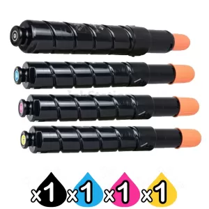 4 Pack Canon TG-48 (GPR-33) Compatible Toner Cartridges [1BK,1C,1M,1Y]