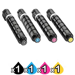 4 Pack Canon CART-034 Compatible Toner Cartridges [1BK,1C,1M,1Y]