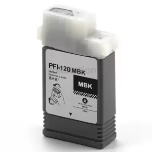 Compatible Canon PFI-120MBK Matte Black Ink Cartridge - 130ML