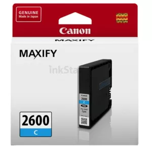 Canon PGI-2600C Genuine Cyan Ink Cartridge - 700 pages