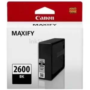 Canon PGI-2600BK Genuine Black Ink Cartridge - 1,000 pages