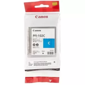 Genuine Canon PFI-102C Cyan Ink Cartridge