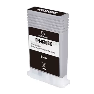 Compatible Canon PFI-030BK Black Ink Tank 55ml