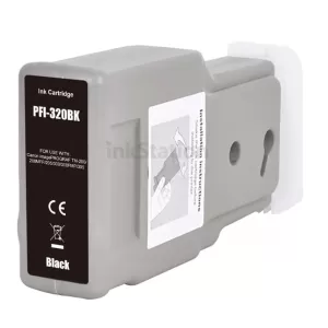 Compatible Canon PFI-320BK Black Ink Cartridge - 300ML
