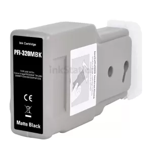 Compatible Canon PFI-320MBK Matte Black Ink Cartridge - 300ML