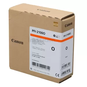 Genuine Canon LUCIA PRO II PFI-2100O Orange Ink Tank - 160ML