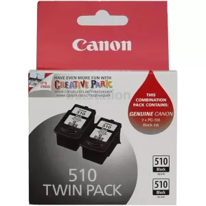 Canon PG-510 Twin Pack Black Genuine Ink [2BK]