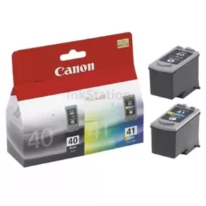 Canon PG-40 & CL-41 Genuine Ink Twin Pack PG40CL41CP [1BK,1C]