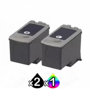 3 pack Canon PG-40 CL-41 Compatible Combo Pack [2BK,1C]
