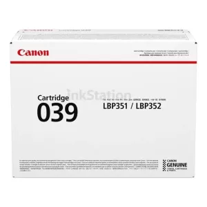 Genuine Canon CART039 Black Toner - 6,000 pages