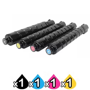 4 Pack Canon TG-76 Compatible Toner Cartridges Combo [1BK,1C,1M,1Y]
